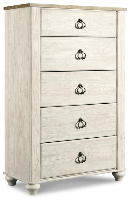 Willowton Five Drawer Chest