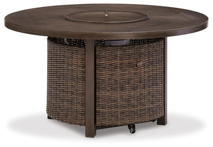 Paradise Trail Round Fire Pit Table