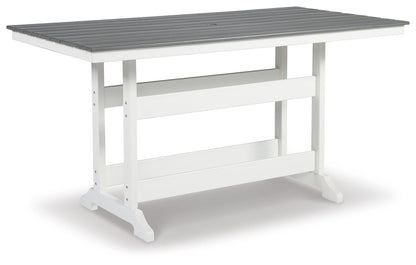 Transville RECT COUNTER TABLE W/UMB OPT