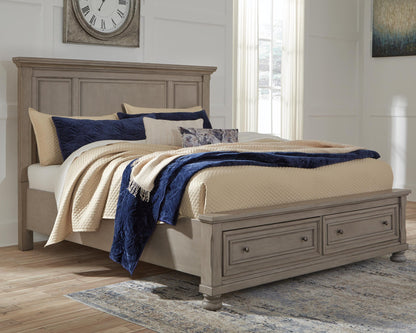 Lettner California King Panel Storage bed