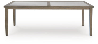 Rainier Ranch RECT Dining Table w/UMB OPT