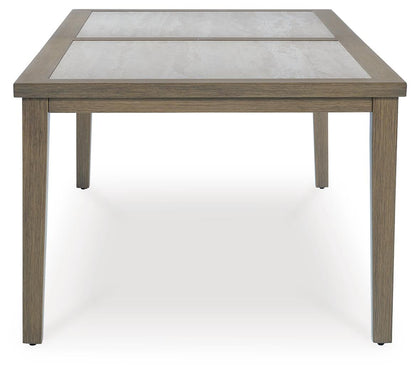 Rainier Ranch RECT Dining Table w/UMB OPT