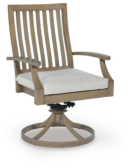 Rainier Ranch Swivel Chair w/Cushion (2/CN)
