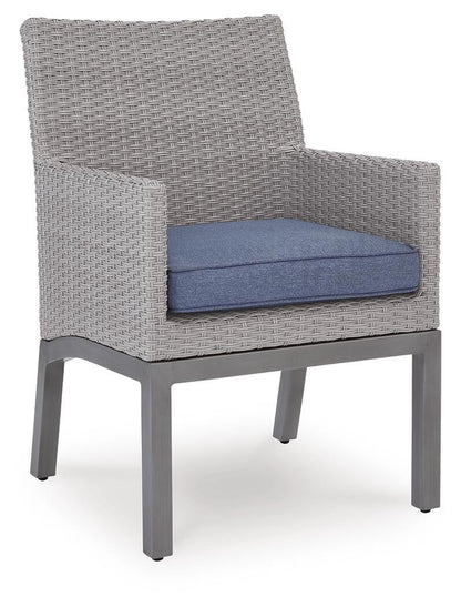 Half Moon Beach Arm Chair With Cushion (2/CN)