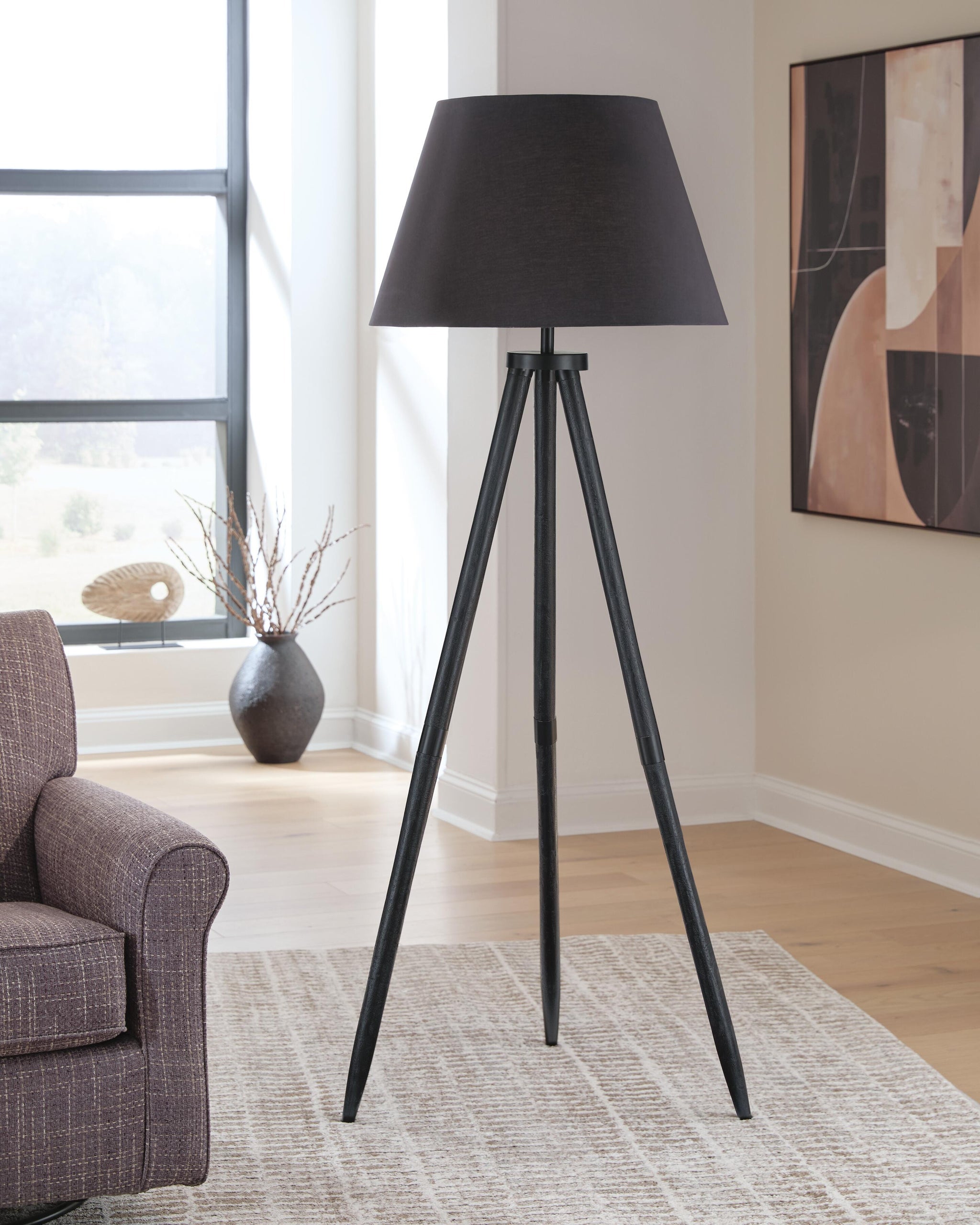 Orhan Wood Floor Lamp (1/CN) – Crosby's Furniture