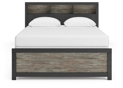 Broachmyn Queen Bookcase Panel Bed
