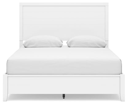 Binterglen Queen Panel Bed with Mirrored Dresser