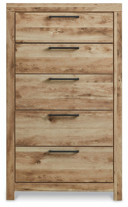 Hyanna Queen Panel Headboard, Dresser, Mirror, Chest and Nightstand