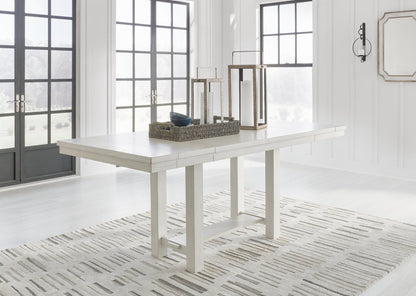 Robbinsdale Counter Height Dining Table and 8 Barstools