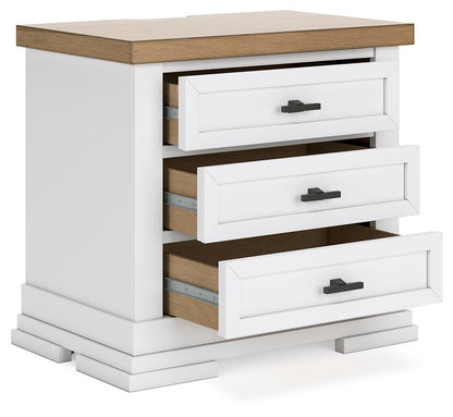 Ashbryn King Panel Storage Bed, Dresser, Mirror, Chest and Nightstand