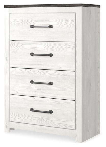 Gerridan Queen Panel Bed, Dresser, Mirror, Chest and Nightstand