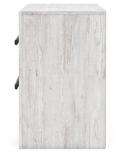 Cayboni King Panel Bed, Dresser, Mirror, Chest and Nightstand