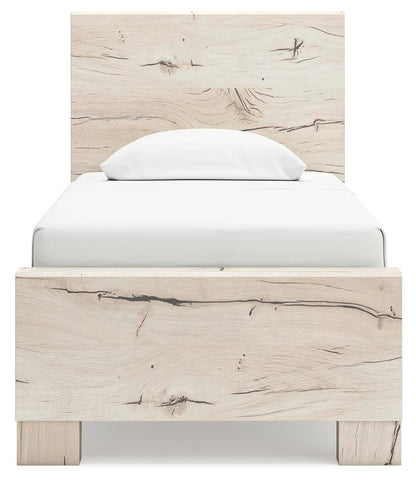 Lawroy Twin Panel Bed, Dresser and Mirror