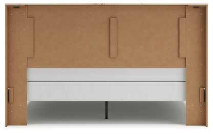 Lawroy King Panel Bed, Dresser, Mirror and Nightstand