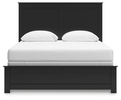 Maribel Queen Panel Bed, Dresser, Mirror and Nightstand