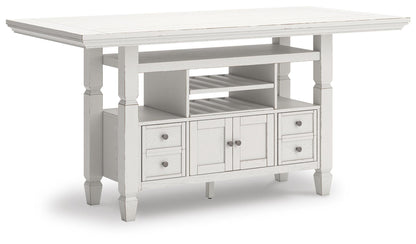 Robbinsdale Counter Height Dining Table and 6 Barstools