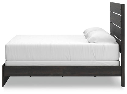 Hollivern King Panel Bed, Dresser and Mirror