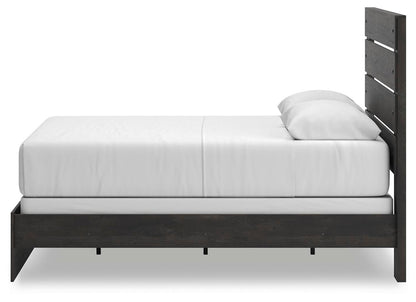 Hollivern Queen Panel Bed, Dresser and Mirror