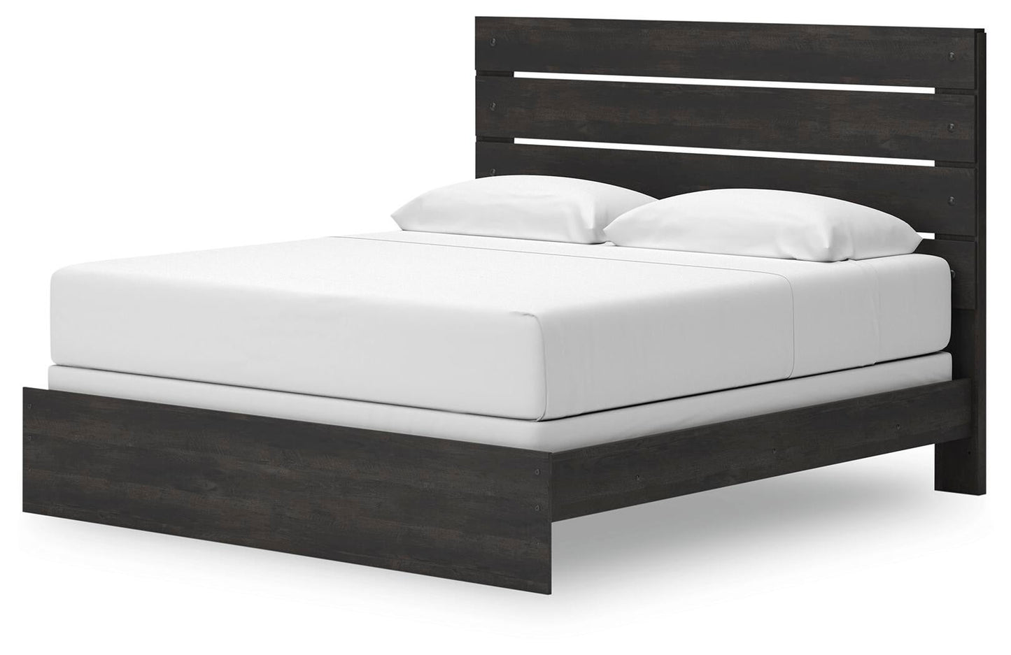 Hollivern King Panel Bed, Dresser, Mirror and Nightstand