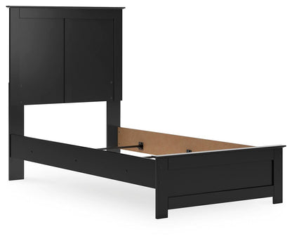Maribel Twin Panel Bed, Dresser, Mirror and Nightstand