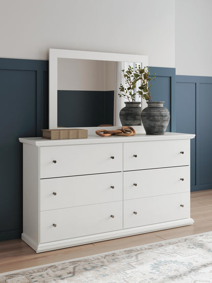 Bostwick Shoals King Panel Bed, Dresser and Mirror