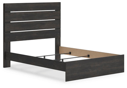 Hollivern Queen Panel Bed, Dresser, Mirror and Nightstand