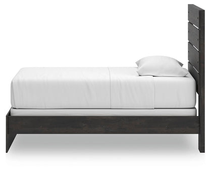 Hollivern Twin Panel Bed, Dresser and Mirror