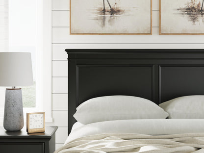 Lanolee Full Panel Storage Bed, Dresser, Mirror and Nightstand