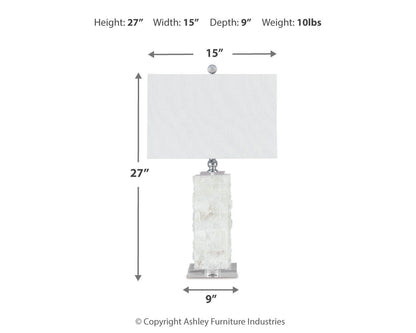 Malise Alabaster Table Lamp (1/CN)