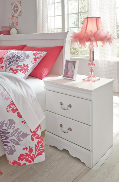 Anarasia Two Drawer Night Stand