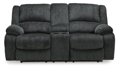 Draycoll DBL REC PWR Loveseat w/Console