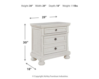 Robbinsdale Two Drawer Night Stand