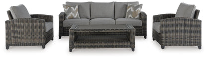 Oasis Court Sofa/Chairs/Table Set (4/CN)