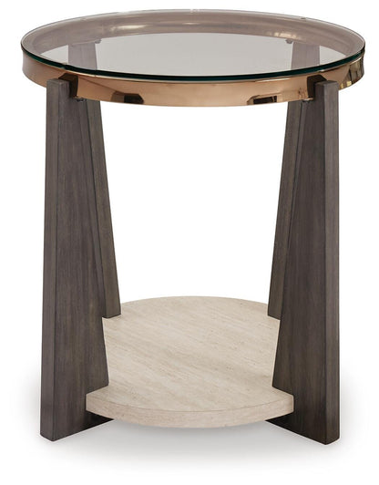 Frazwa Round End Table