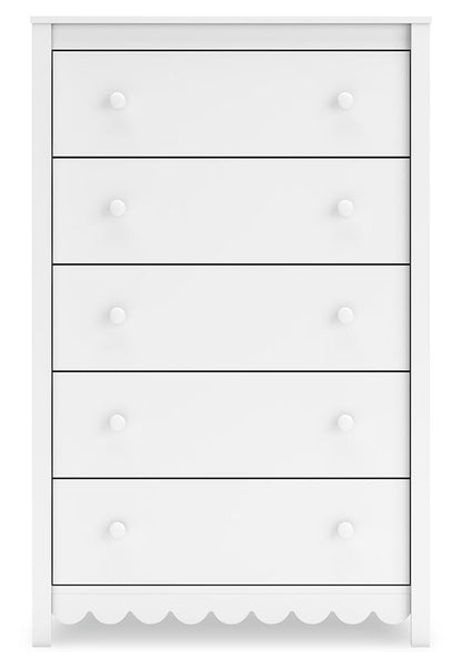 Hallityn Five Drawer Chest