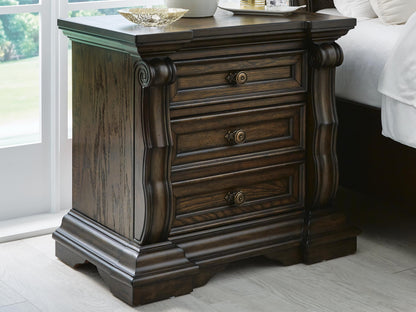 Maylee Three Drawer Night Stand