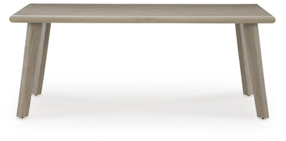 Cliff Trails RECT Dining Table w/UMB OPT