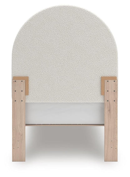 Arloster Twin Upholstered Panel Bed