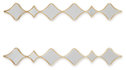 Harriswood Accent Mirror Set (2/CN)