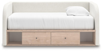 Arloster Twin Upholstered Day Bed with Storage