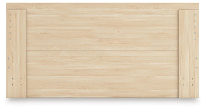 Onita King Panel Platform Bed with 1 Side Storage