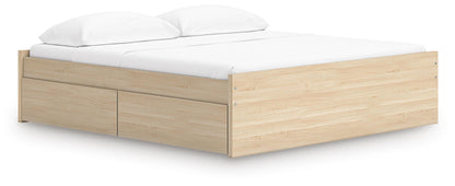 Onita King Platform Bed with 1 Side Storage
