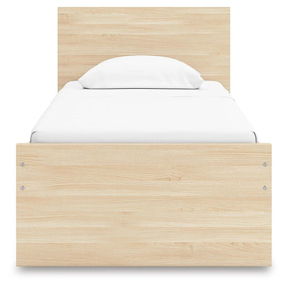 Onita Twin Panel Platform Bed with 1 Side Storage