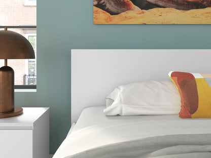 Onita King Panel Platform Bed with 2 Side Storage