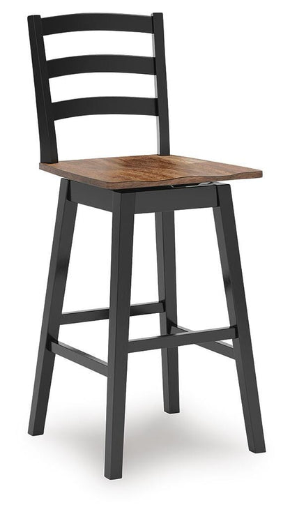 Wildenauer Tall Swivel Barstool (2/CN)