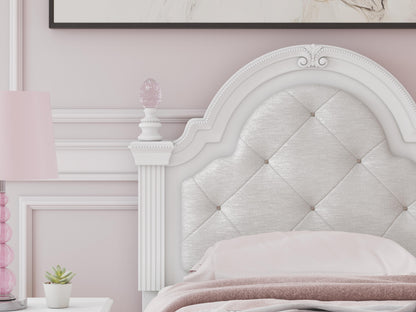 Kozlani Twin Upholstered Panel Bed