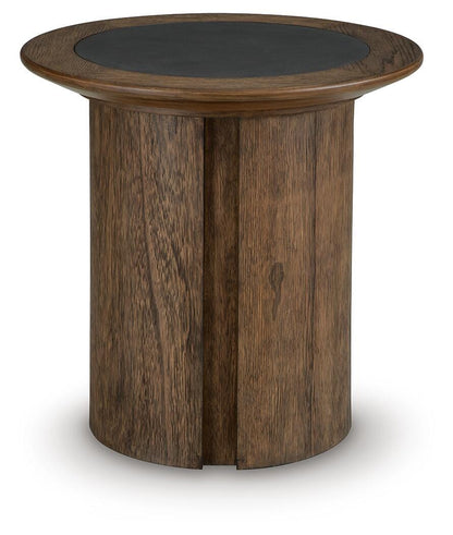 Dontayne Round End Table