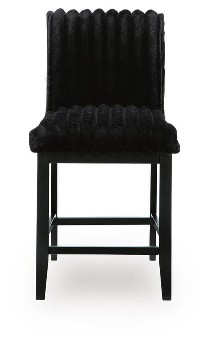 Mervannie Upholstered Barstool (2/CN)