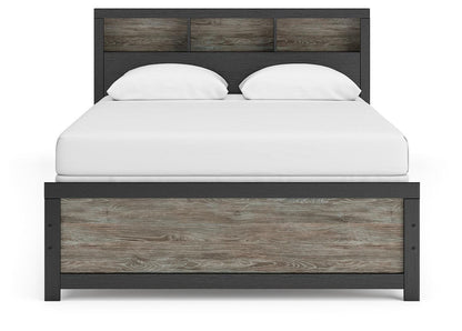 Broachmyn Queen Bookcase Panel Bed