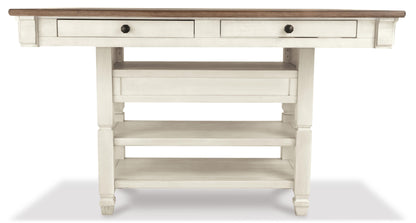 Bolanburg Counter Height Dining Table and 6 Barstools